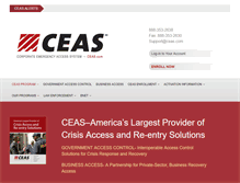 Tablet Screenshot of ceas.com